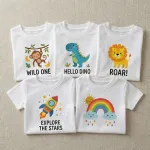 5Pcs Baby T-shirt Combo
