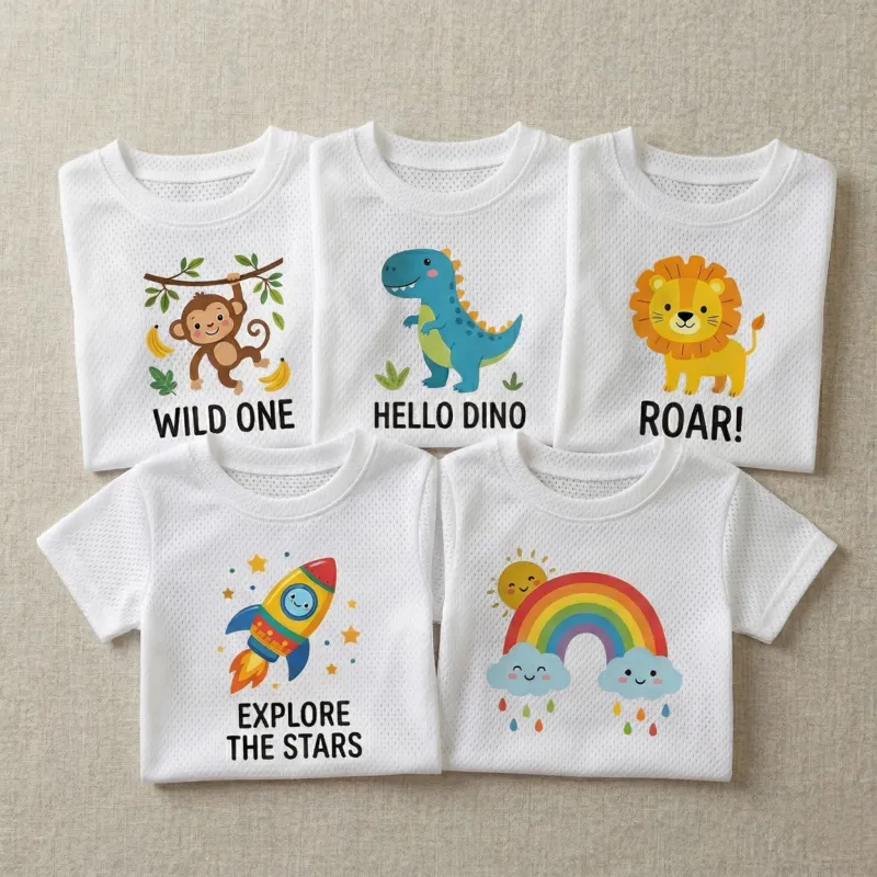 5Pcs Baby T-shirt Combo