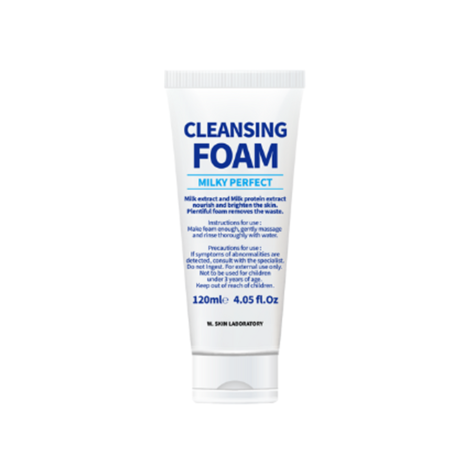 W. Skin Laboratory Milky Perfect Cleansing Foam 120ml (Korea)