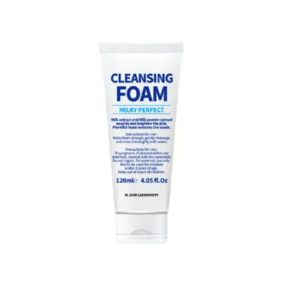 W. Skin Laboratory Milky Perfect Cleansing Foam 120ml (Korea)