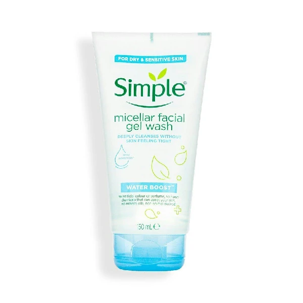 Simple Water Boost Micellar Facial Gel Wash (150ml)