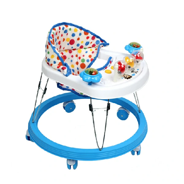 Smile Baby Walker Melody - Cyan Blue & White