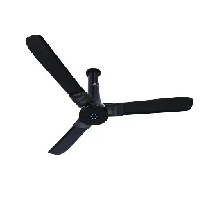 Atomberg Studio+ 48" 35W BLDC motor Energy Saving Anti-Dust Speed Indicator Light Ceiling Fan with Remote Control (Black) AT-137