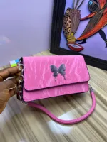 Ladies Butterfly Bag in PU Leather, 5 Colour Choices