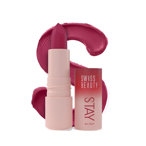 Swiss Beauty Stay All Day Lipstck - 06 Flirty (China)