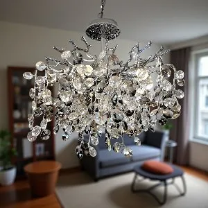 Qulik Baronial Beauty Luxury Decorative Chandelier Electroplated Gold Ceiling Lights (QL-P8048F-D460)