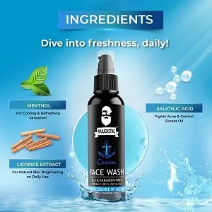 MuuChstac Ocean Face Wash for Men – 100ml
