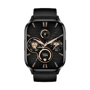Blisbond Alpha Black AMOLED Bluetooth Calling Smart Watch