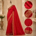 Premium Dupion Silk Saree with Blouse Piece | Soft & Elegant Traditional Wear for Wedding, Eid & Party