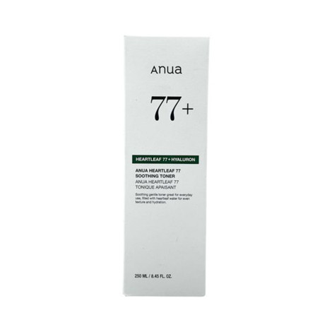 Anua Heartleaf 77+ Hyaluron Soothing Toner 250ml (Korea)