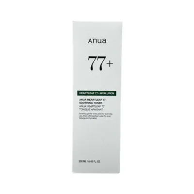 Anua Heartleaf 77+ Hyaluron Soothing Toner 250ml (Korea)