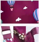 Korean sports travel shoulder bag (purple)