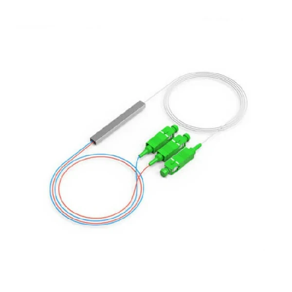 1 x 2 DLC Optical Fiber Splitter