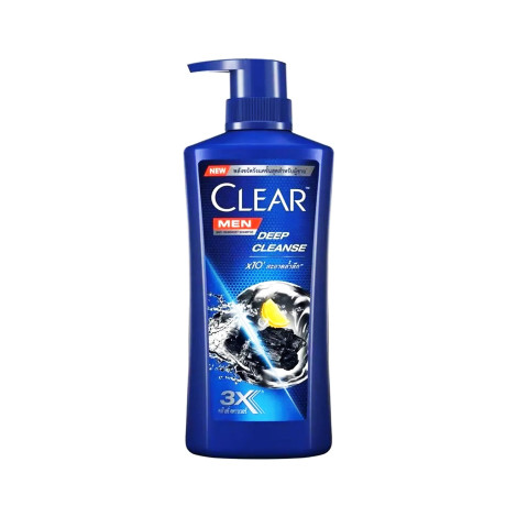 Clear Men Deep Cleanse Anti Dandruff Shampoo 370ml (Thailand)