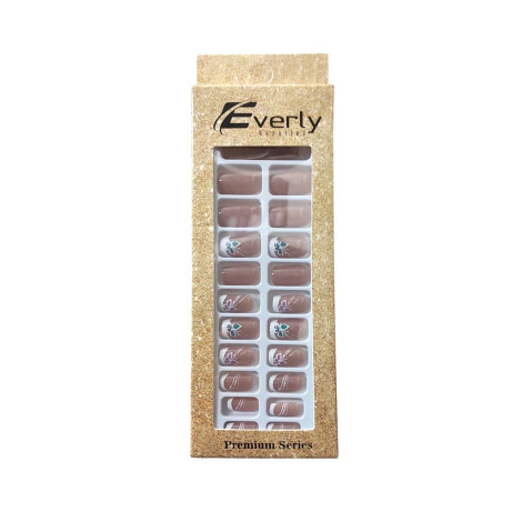 Everly Natural Fake Nails 24pcs - H206 (China)