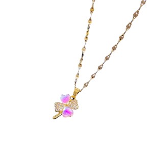 Pink Flower Pendant