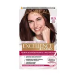 L'Oreal Excellence Creme Triple Care Color -  4.15 Frosted Brown (France)