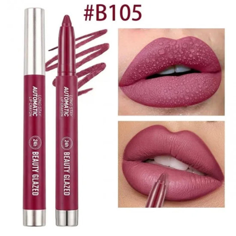 Beauty Glazed Long Stay Automatic Lip Crayon - B105 Bruised Plum (China)