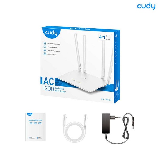 Cudy WR1200 AC1200 Dual Band Smart Wi-Fi Router