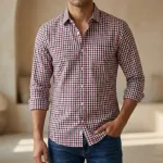 Mens long sleeve Grameen check shirt