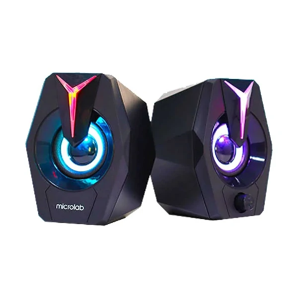 Microlab B26 LED 2:0 Wired Black Gaming Speaker