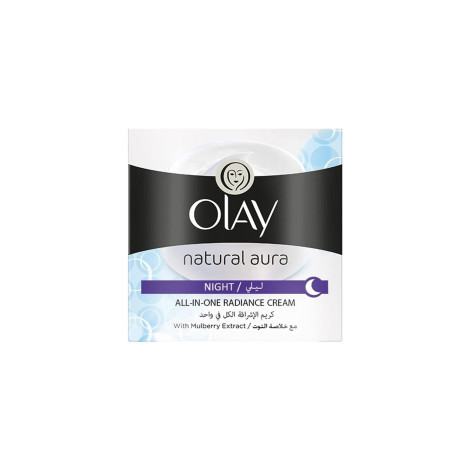 Olay Natural Aura All In One Radiance Cream Night 50g (Thailand)