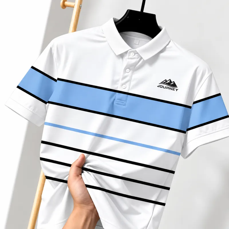 Premium Piqué Cotton Half-Sleeve Polo Shirt