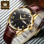 OLEVS 6896 Luxury Simple and Modern Watch (Black)
