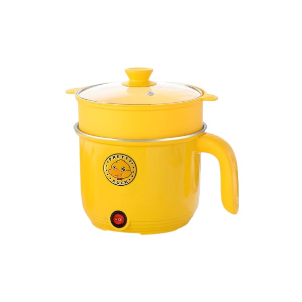 Small Yellow Duck Mini Non-Stick Electric Cooking Pot