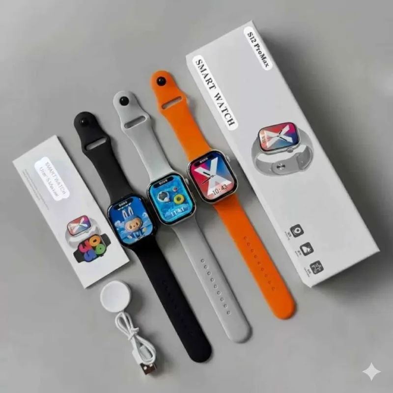 S12 Max Ferefit Smart Watch – NFC Access | Bluetooth Calling | Fast Wireless Charging