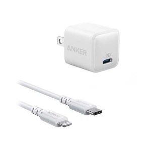 Anker 18W USB Type C Travel Fast Charger With USB C to Lightning PD Cable