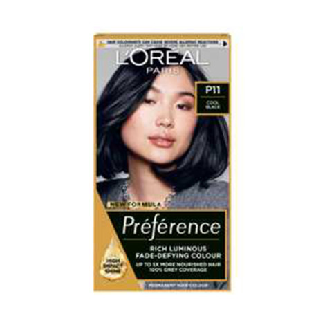 Loreal Preferance Hair Color P11 Cool Black (Belgium)