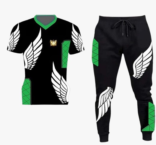 Men's Mesh T-Shirt and Full Pant Set in 6 Colours, Sizes M to XL