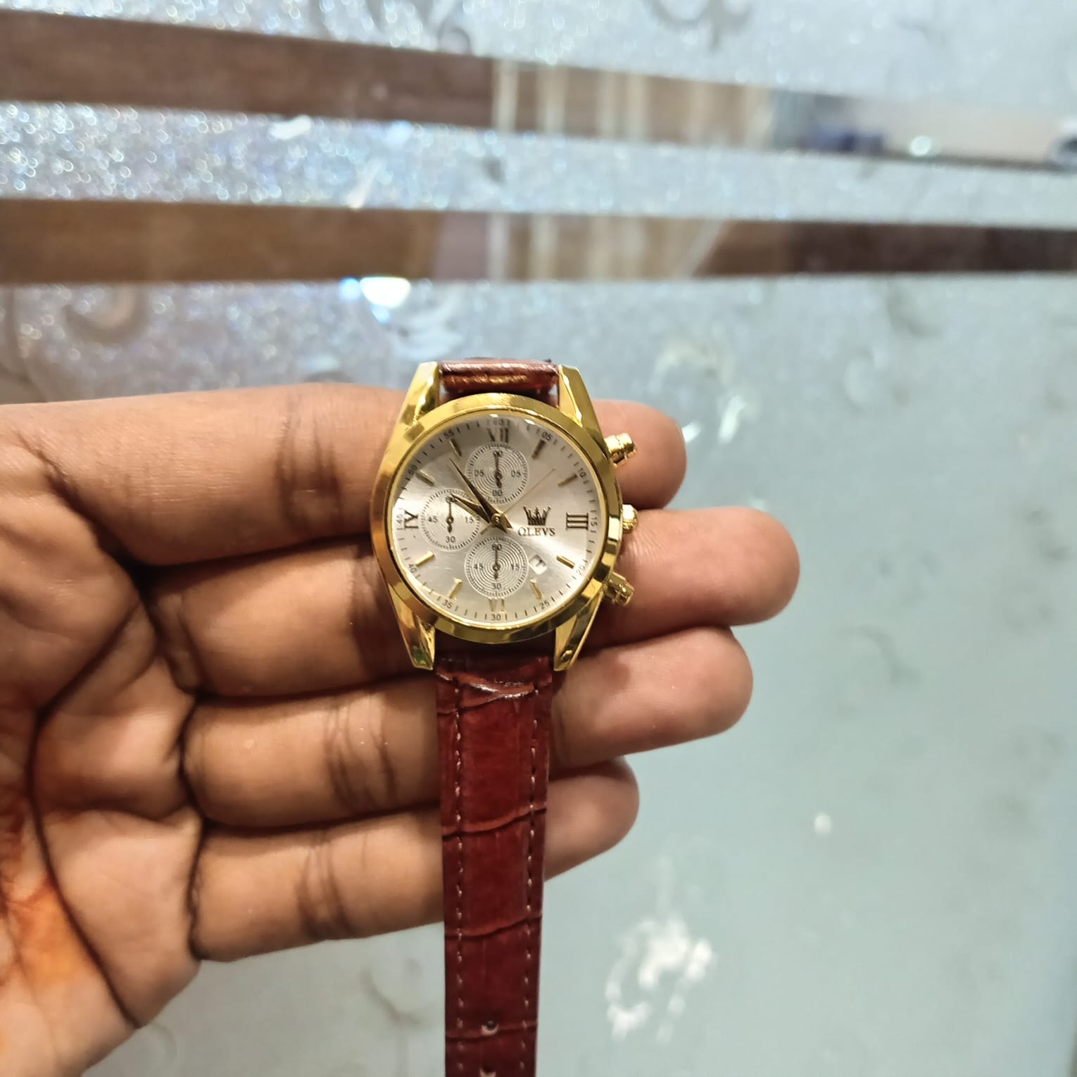 Olevs Casual Men's Quartz Wrist watch