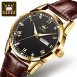 OLEVS 6896 Luxury Simple and Modern Watch (Black)