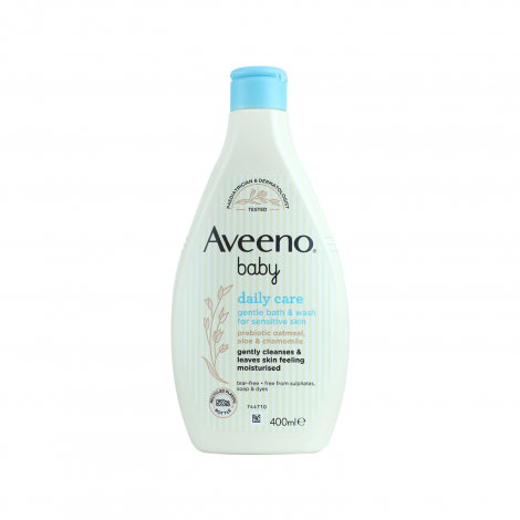 Aveeno Baby Daily Care Gentle Bath & Wash 400ml (Italy)