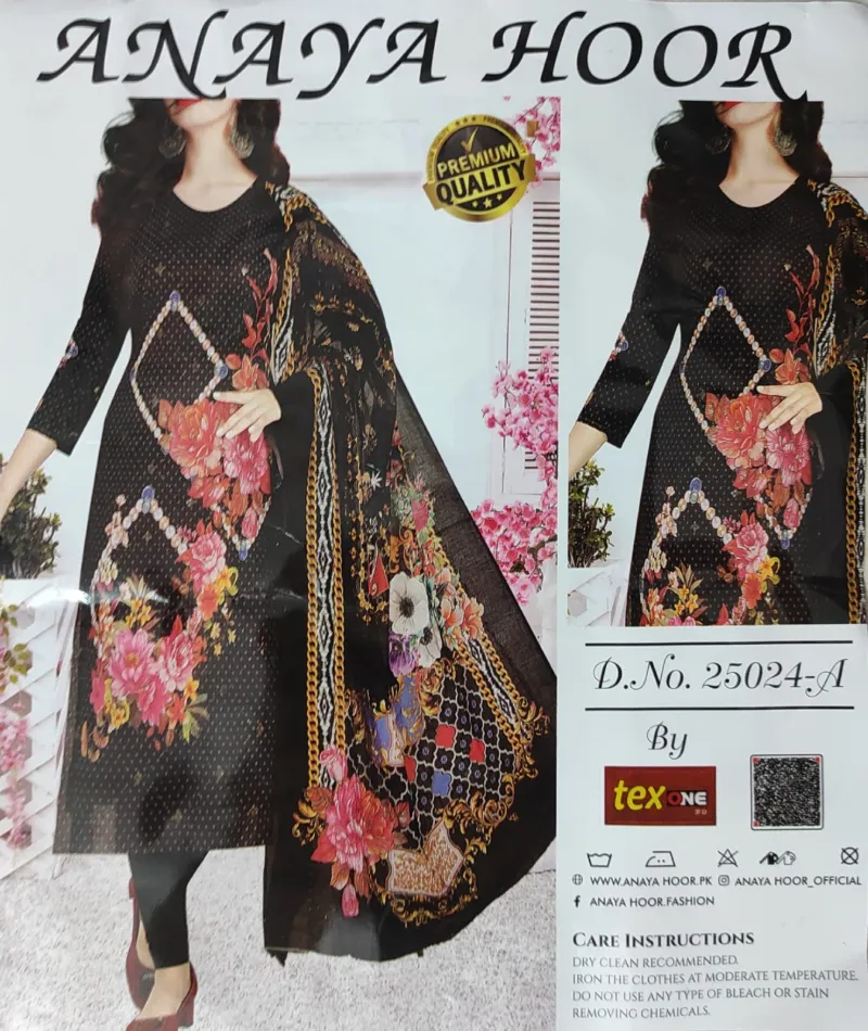 ANAYA HOOR Rigging Digital printed cotton  3 Piece