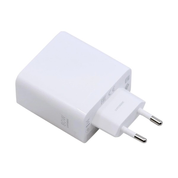 OnePlus SUPERVOOC USB 80W White Charger (EU)