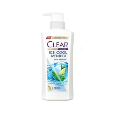 Clear Ice Cool Menthol Anti-Dandruff Shampoo 370ml (Thailand)