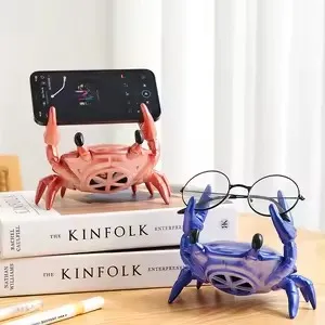 3-in-1 Cute Crab Phone Holder & Wireless Bluetooth Speaker (VO-F8)
