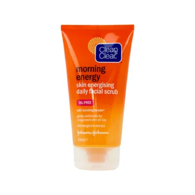 Clean & Clear Morning Energy Daily Face Scrub 150ml (France)