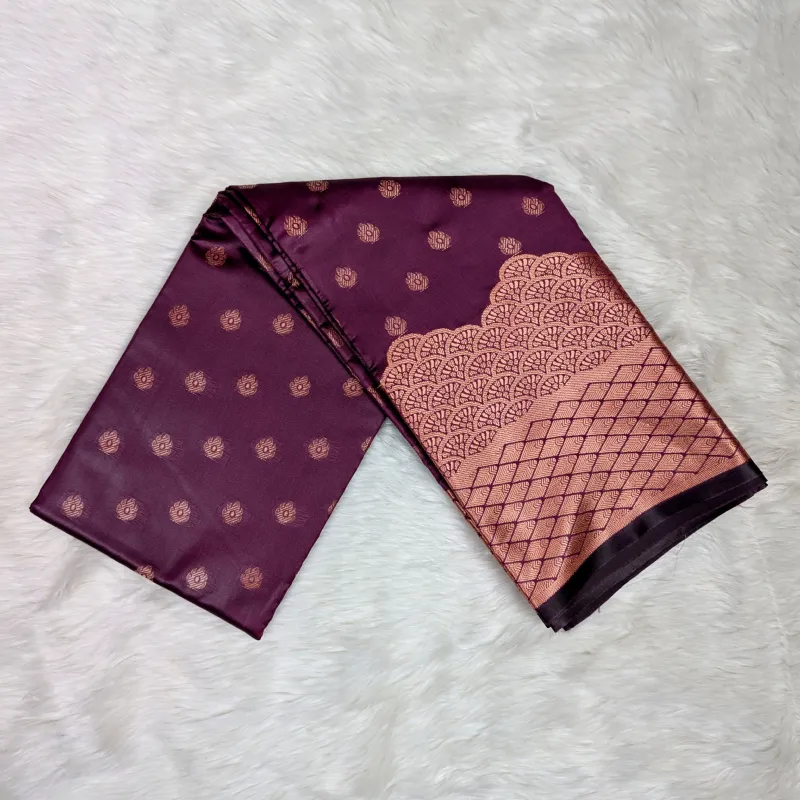 Premium Silk Katan Saree – Exclusive Design (Multiple Colors Available)