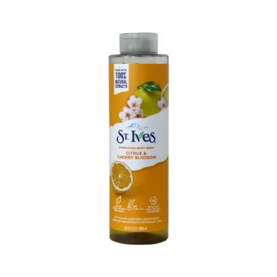 St.Ives Citrus & Cherry Blossom Energizing Body Wash 650ml (USA)