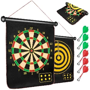 Magnetic Dart Board With Darts 15 inch
