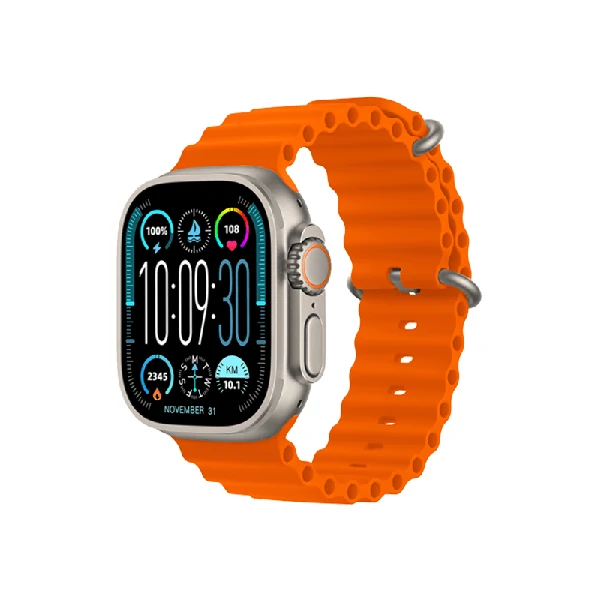 HK9 Ultra 2 AMOLED Smartwatch with ChatGPT- Orange Color