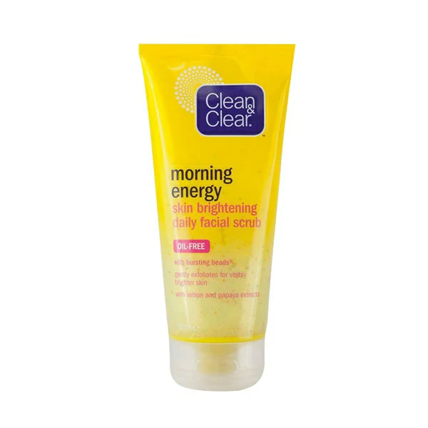 Clean & Clear Morning Energy Skin Brightening Daily Facial Scrub (150ml)