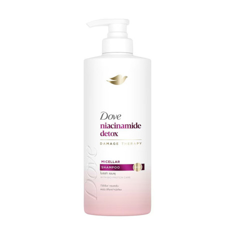 Dove Niacinamide Detox Damage Therapy Micellar Shampoo 380ml (Thailand)