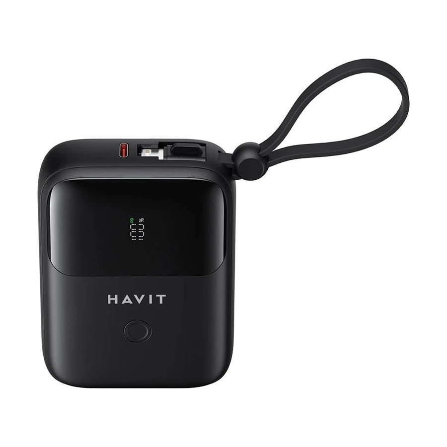 Havit PB5215 10000mAh Power Bank with LED Display and Lightning Cable