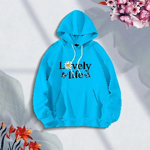 Premium Comfortable Stylish (Lovely Life-pest) Ladies winter hoodie