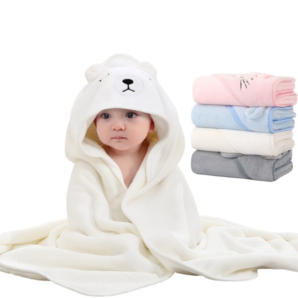 Newborn Wrap Blanket Cotton Fleece Blanket Children Bath Towel